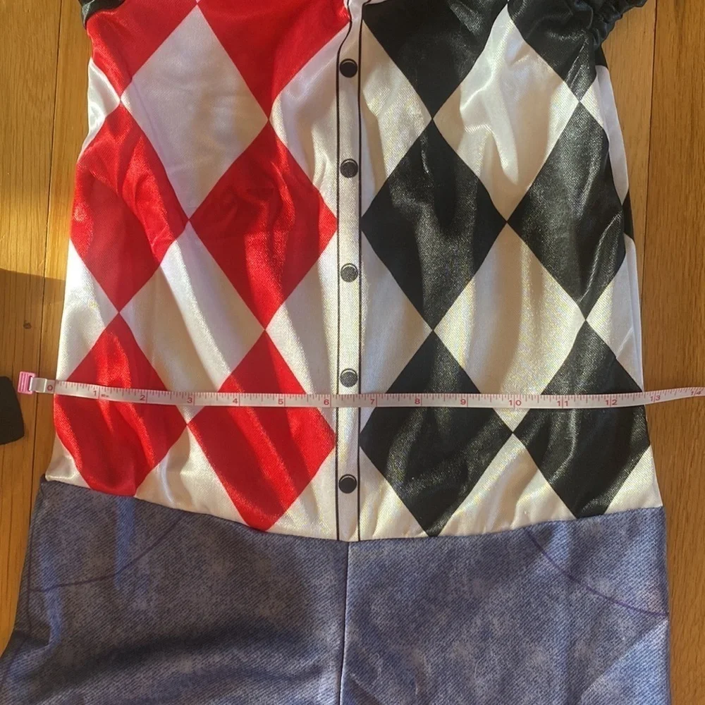 Harley Quinn Girls Halloween Costume Medium - Picture 8 of 11